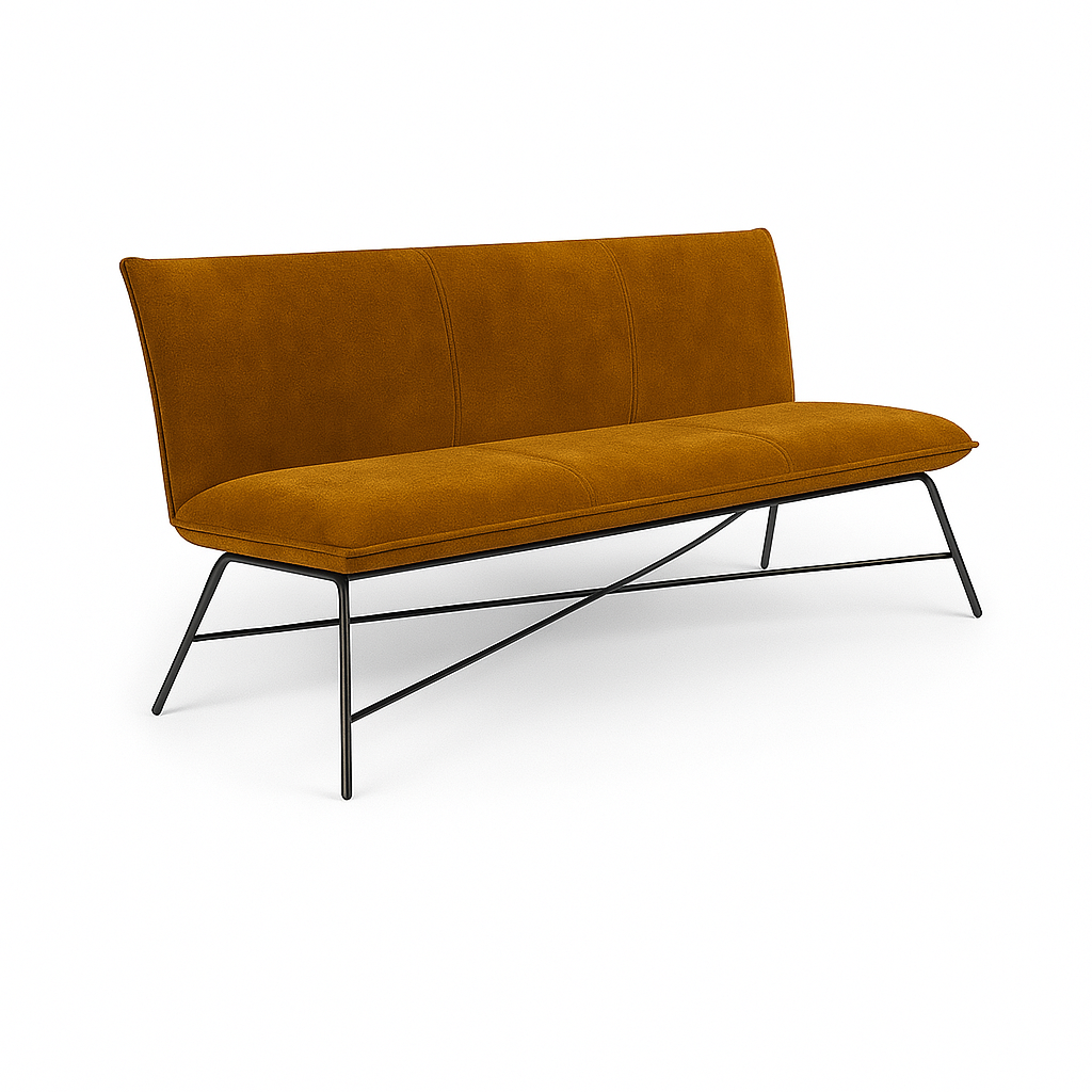 Bancheta catifea VERDE | model FLIP