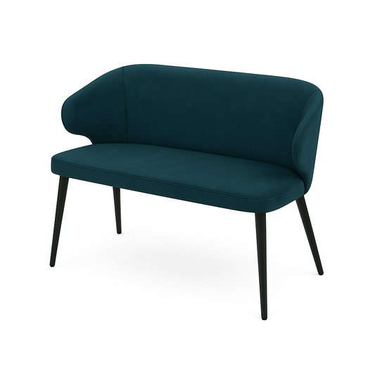 Bancheta catifea CAPRICE culoare TURCOAZ INCHIS