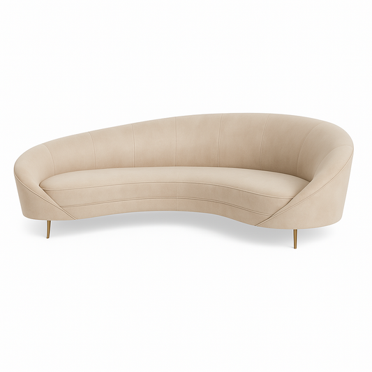 Canapea catifea YAN catifea BEJ