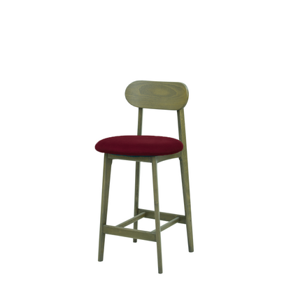 Scaun bar catifea BEJ | model CLEO