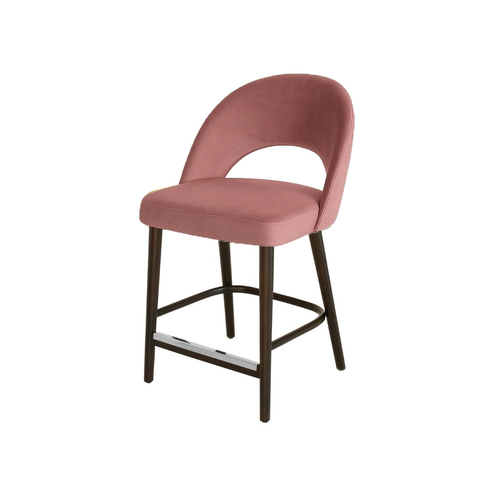 Scaun bar catifea ROZ | model EXPRES