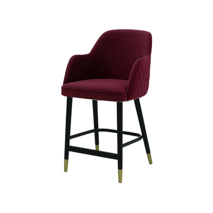 Scaun bar catifea ROZ | model PINO X