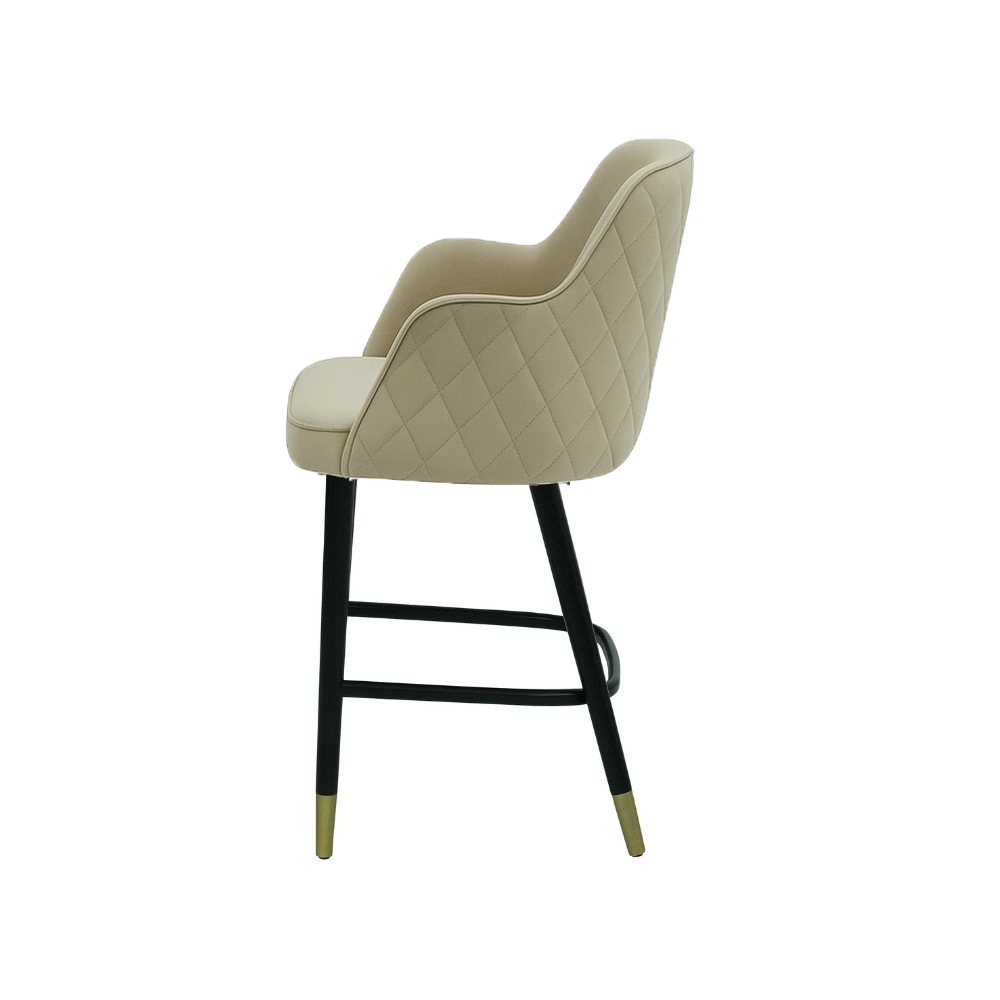 Scaun bar catifea ROZ | model PINO X