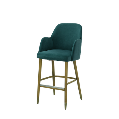 Scaun bar catifea BEJ | model PINO