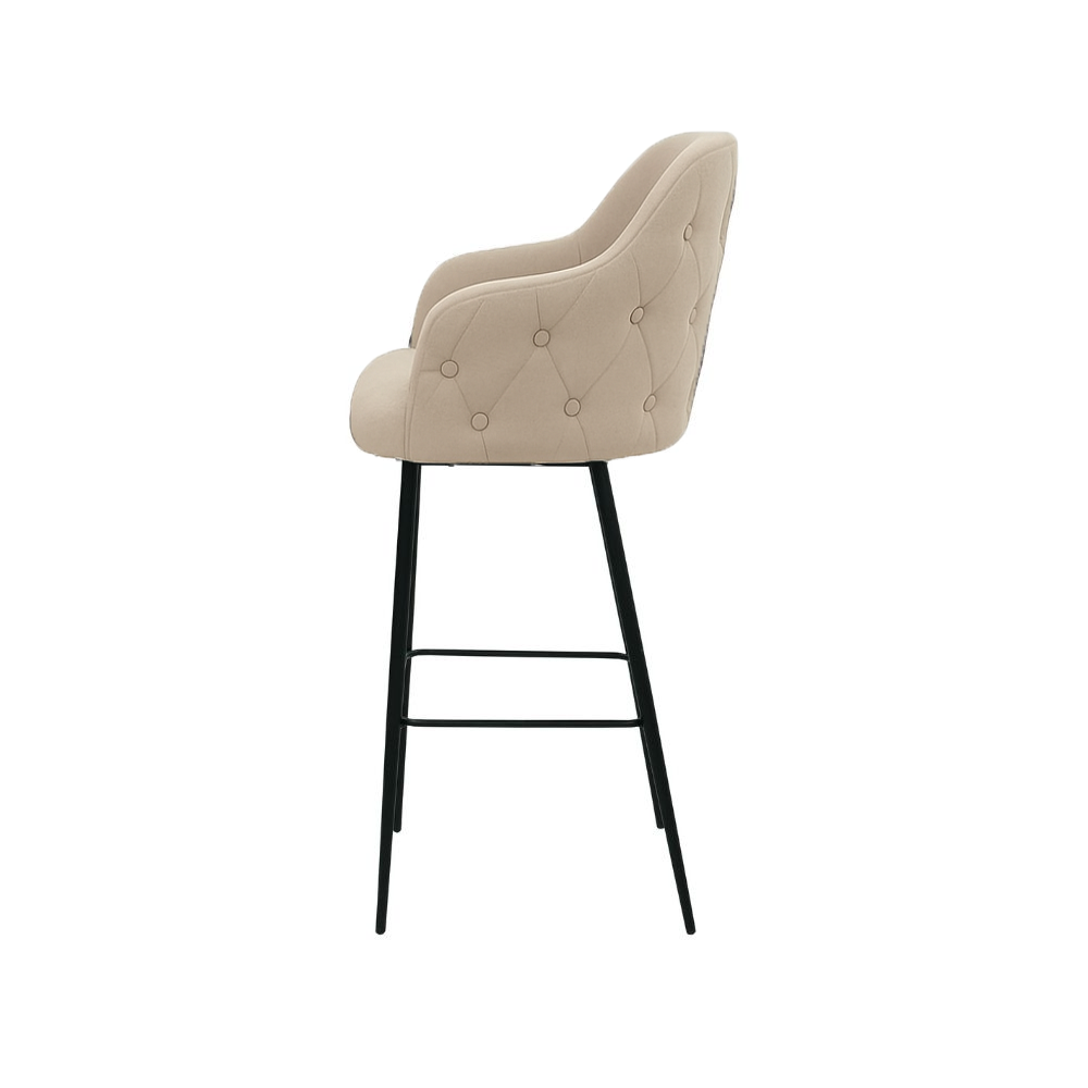 Scaun bar catifea TURCOAZ | model TEONA