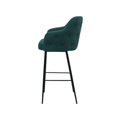 Scaun bar catifea BORDO | model TEONA