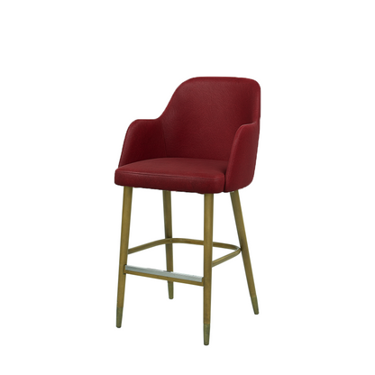 Scaun bar piele BORDO | model PINO