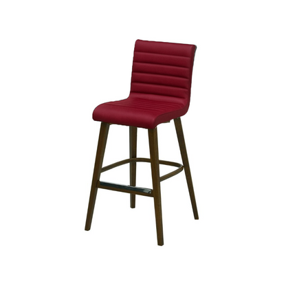 Scaun bar piele naturala BEJ | model RIGA