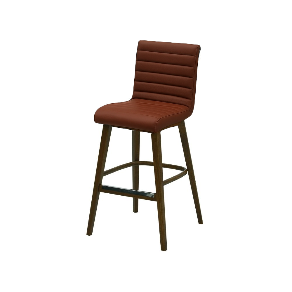 Scaun bar piele naturala VERDE | model RIGA