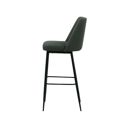 Scaun bar piele VERDE | model SOLO