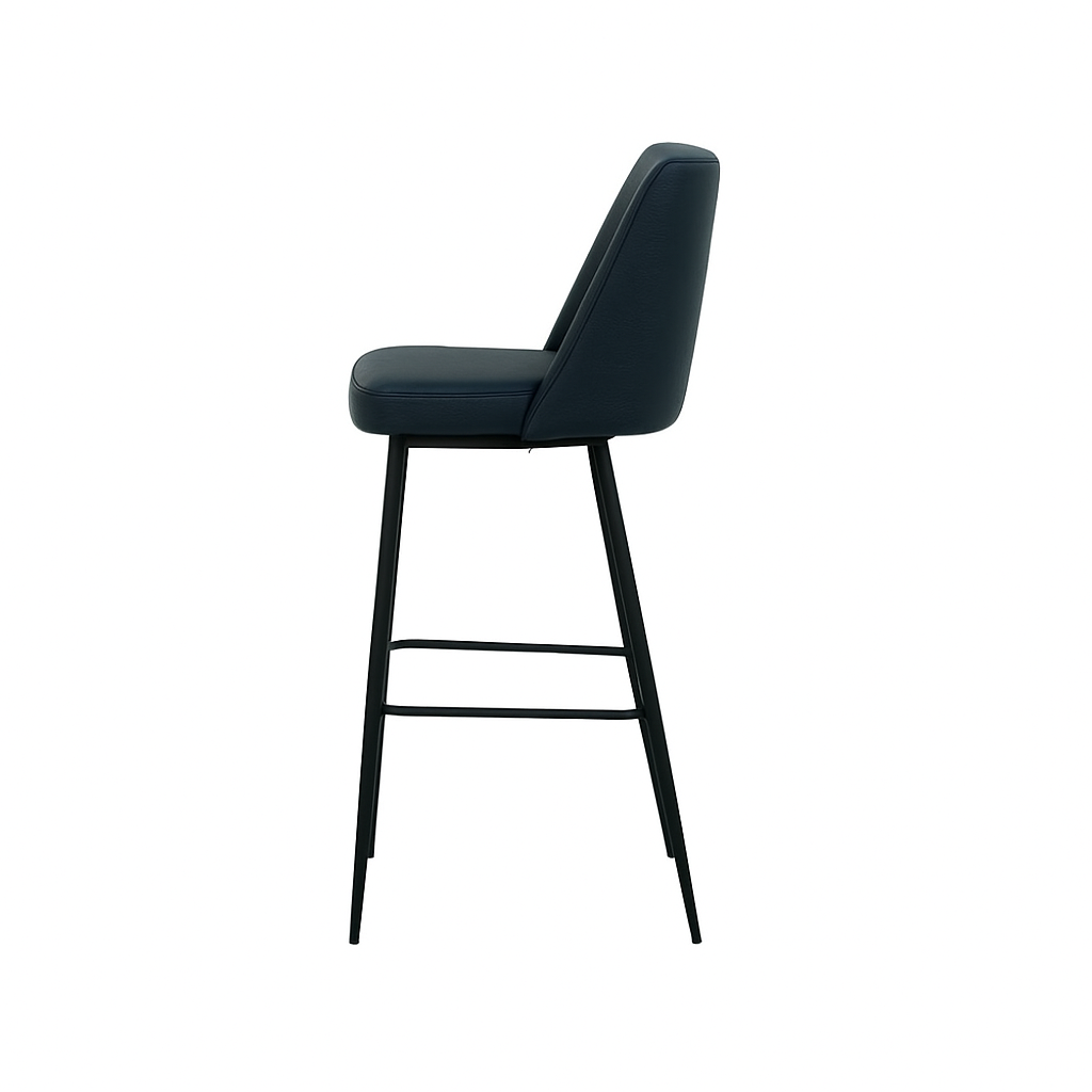 Scaun bar piele VERDE | model SOLO