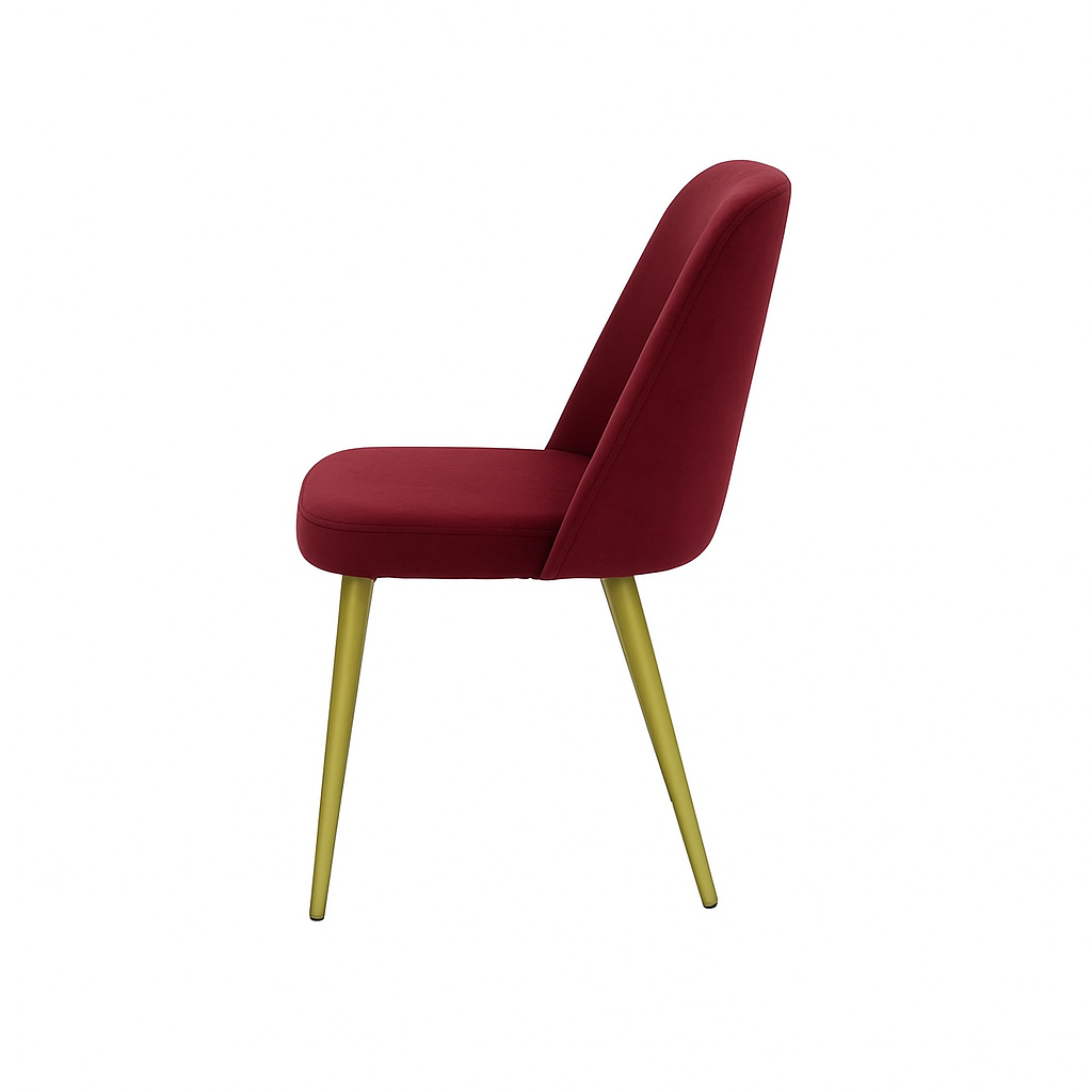 Scaun catifea ALBASTRA | model FOX