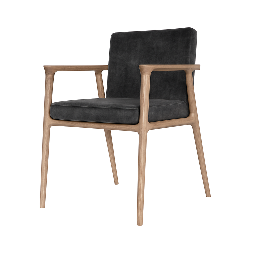 Scaun catifea BEJ | model GASPARO