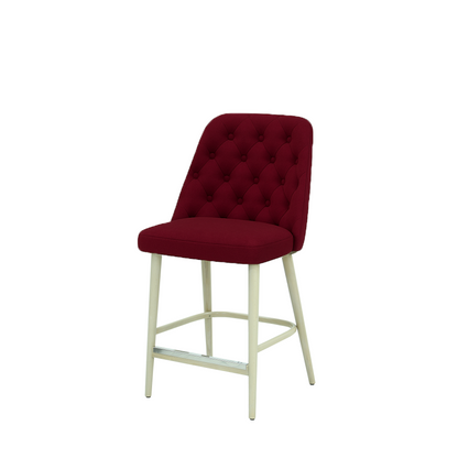 Scaun insula catifea GALBENA | model SCOT