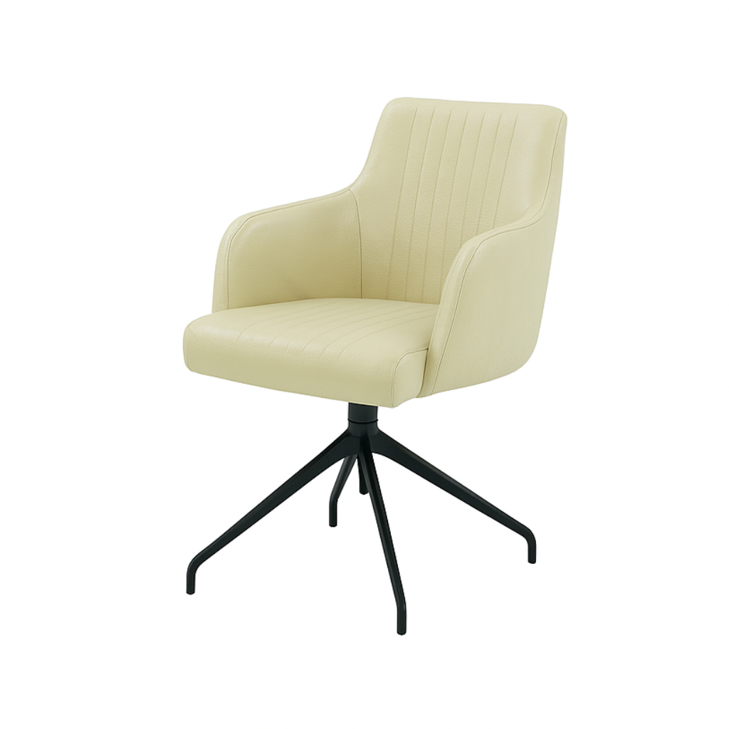Scaun piele GALBENA | model SOHO